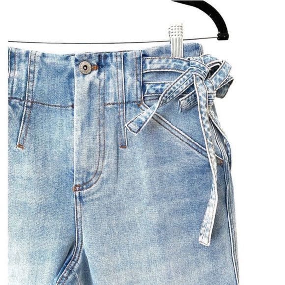 SOMETHING NAVY Sydney Side Tie Pants NWT Sz 2 - Picture 5 of 6